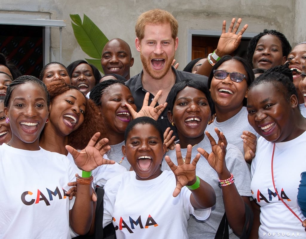 Prince Harry Visiting Zambia Pictures November 2018
