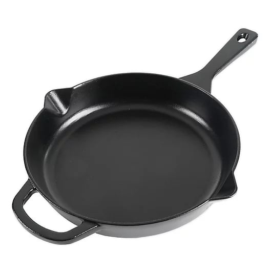 A Cast Iron Skillet: Our Table Preseasoned Cast Iron Skillet