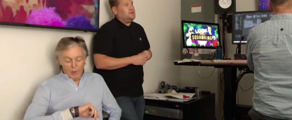 Paul McCartney Visits James Corden's Office Video