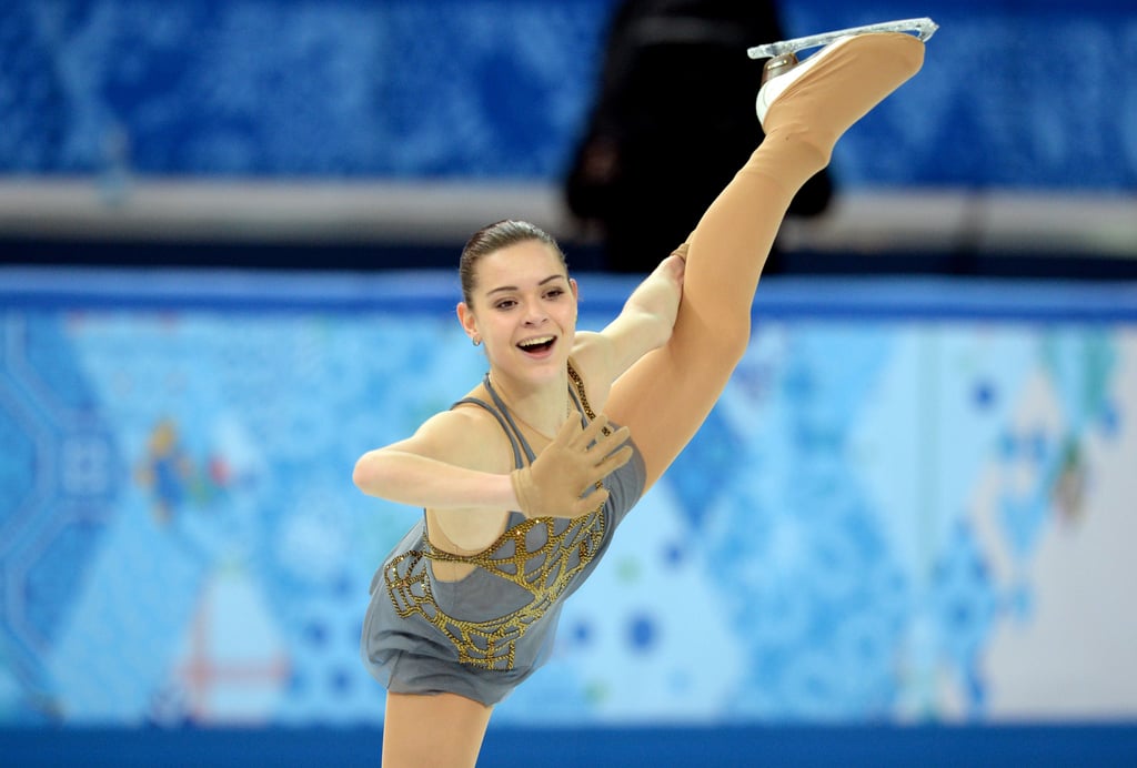 Next up was Russian Adelina Sotnikova, 17, who waved to the judges and crowd during her program.