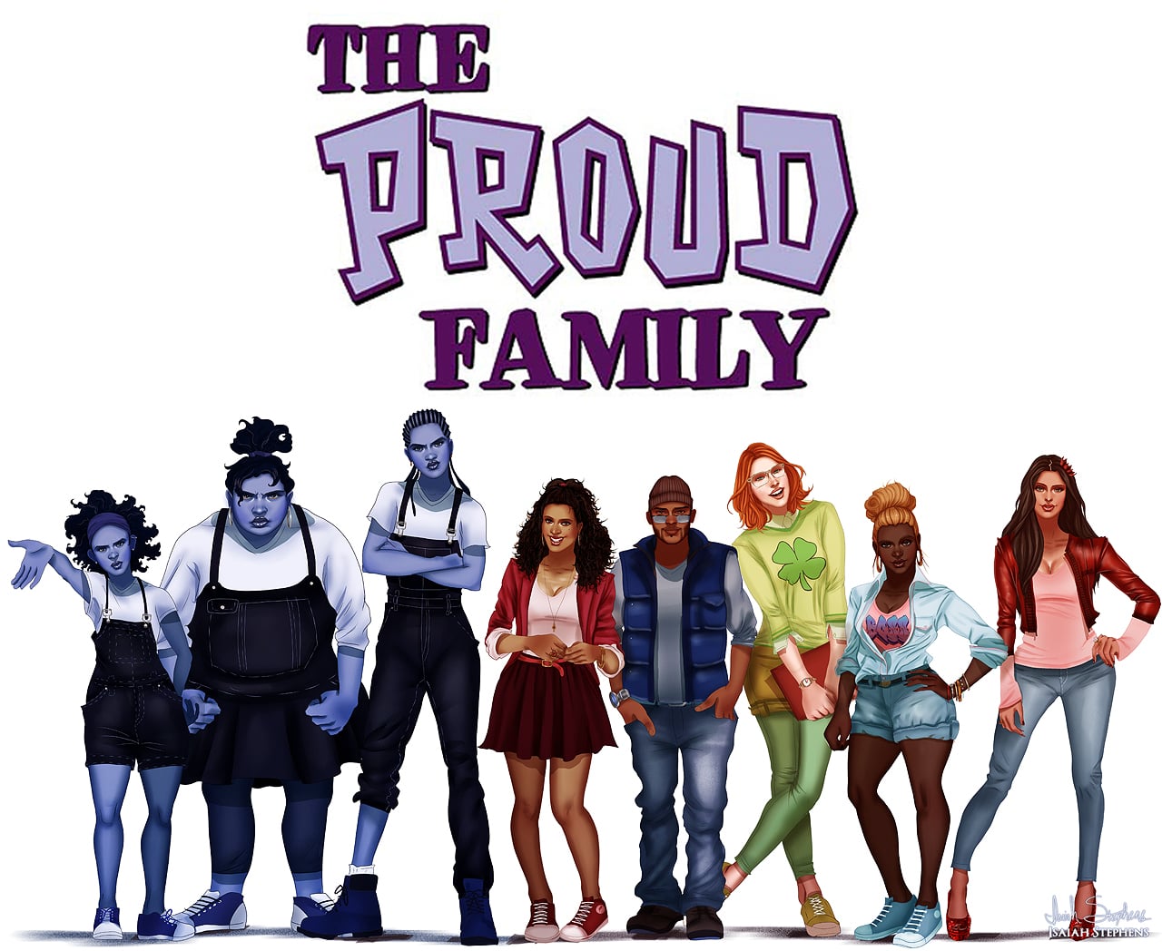 Cartoon Porn Proud Family - The Proud Family | This Artist Reimagined '90s Cartoon Characters as  Adults, and OMG, They Are So Good | POPSUGAR Love & Sex Photo 51