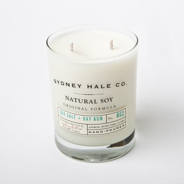 Sydney Hale Sea Salt & Bay Rum Scented Candle ($30)