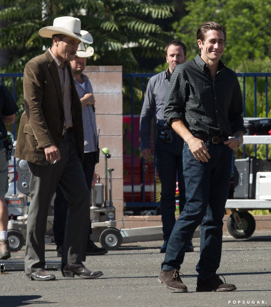 Jake Gyllenhaal on Nocturnal Animals Set