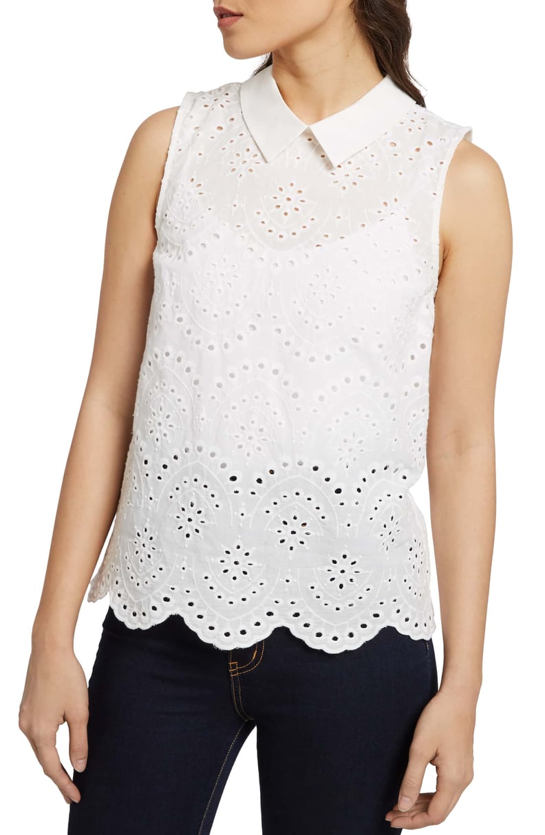 Modcloth Eyelet in the Sun Top