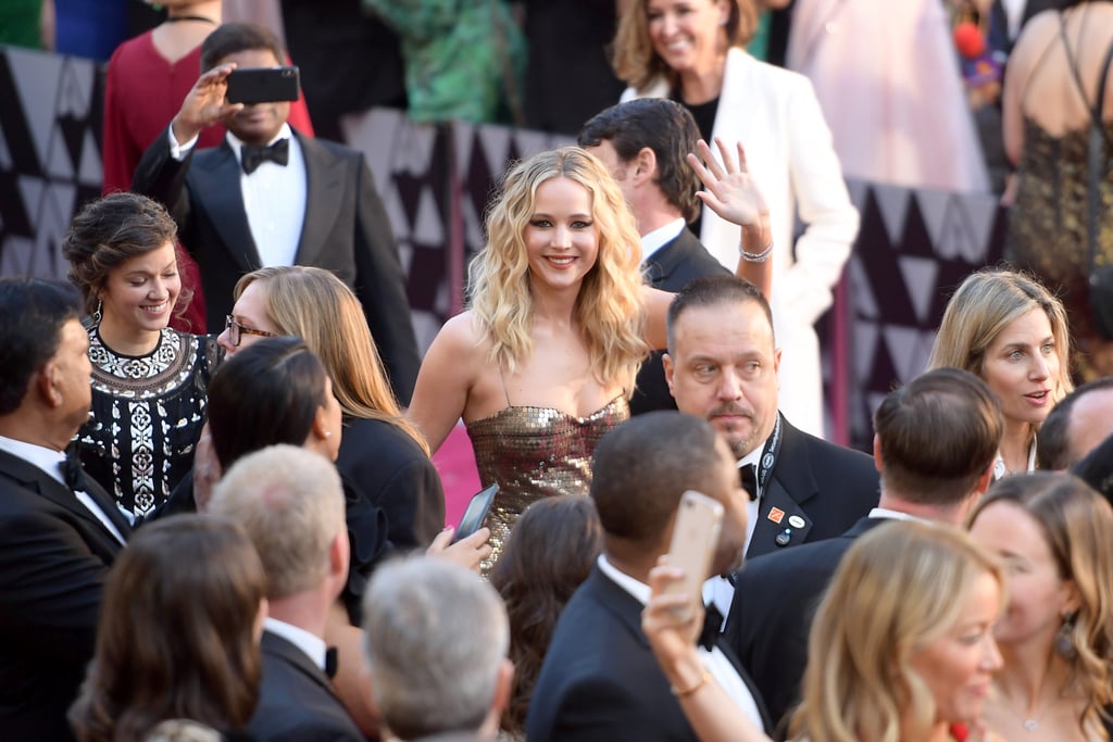 Jennifer Lawrence at the 2018 Oscars