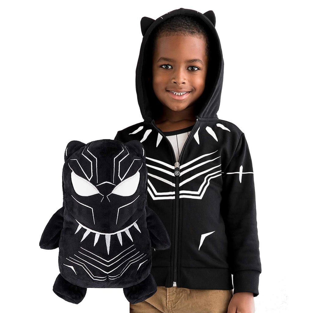 CubCoats Black Panther 2-in-1 Transforming Hoodie & Soft Plushie