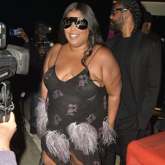 Lizzo Celebrated Her 34th Birthday in a Feather Mini