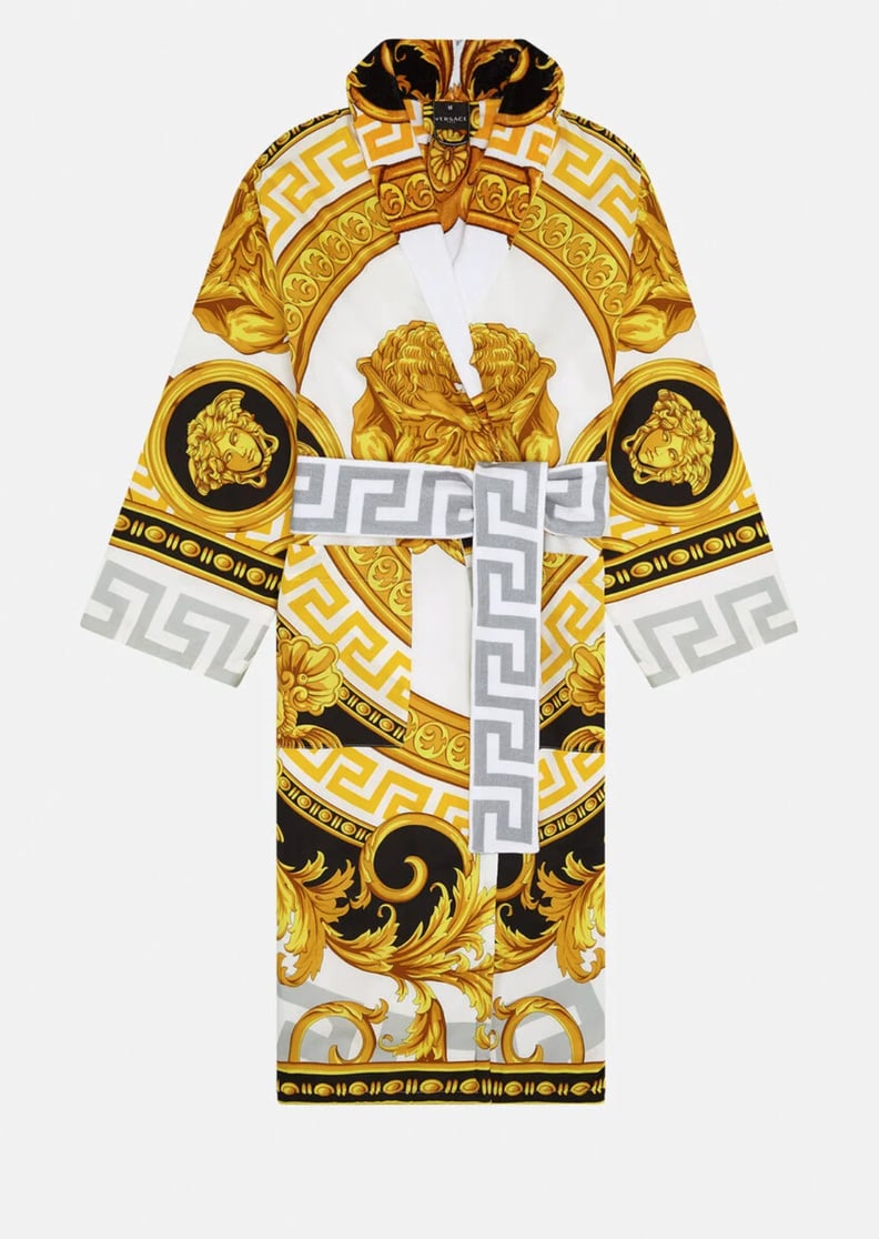 Versace La Coupe des Dieux Print Bathrobe