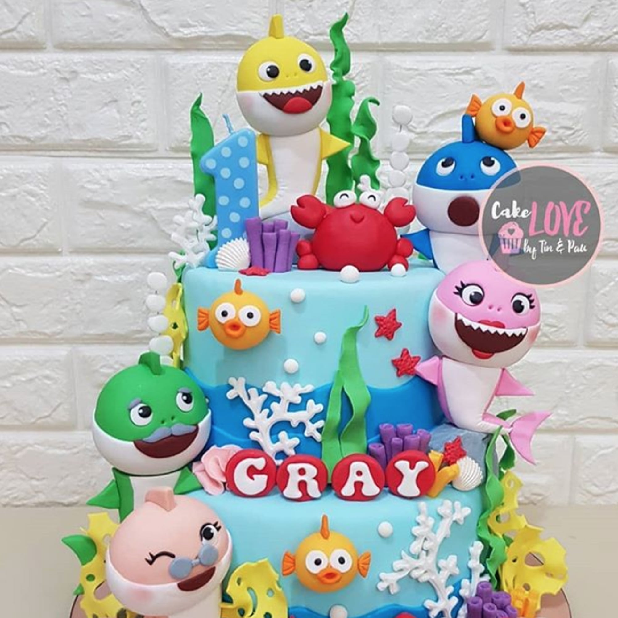 Baby Shark Cake For Girl