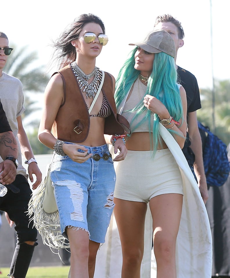 Kendall and Kylie Jenner — Coachella 2015