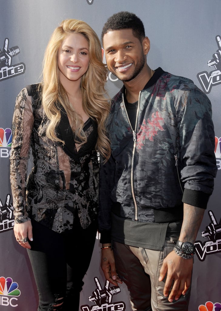Shakira and Adam Levine at The Voice Red Carpet | Pictures