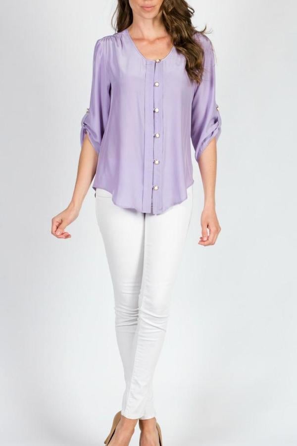 Ellelauri Lavender Tory Blouse