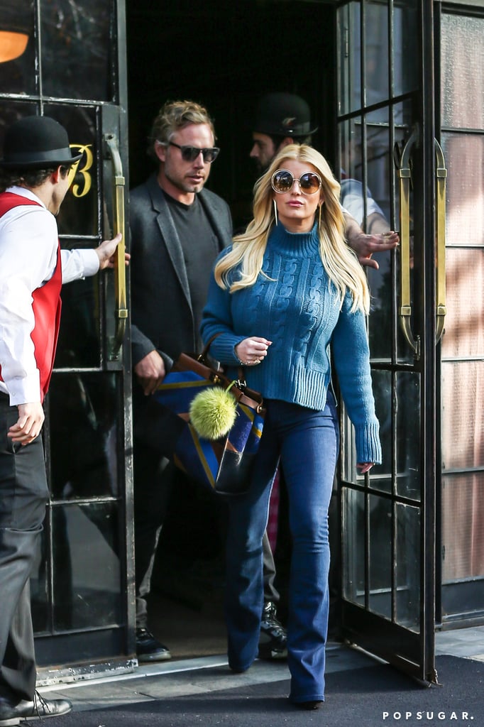 Jessica Simpson and Eric Johnson in NYC November 2015