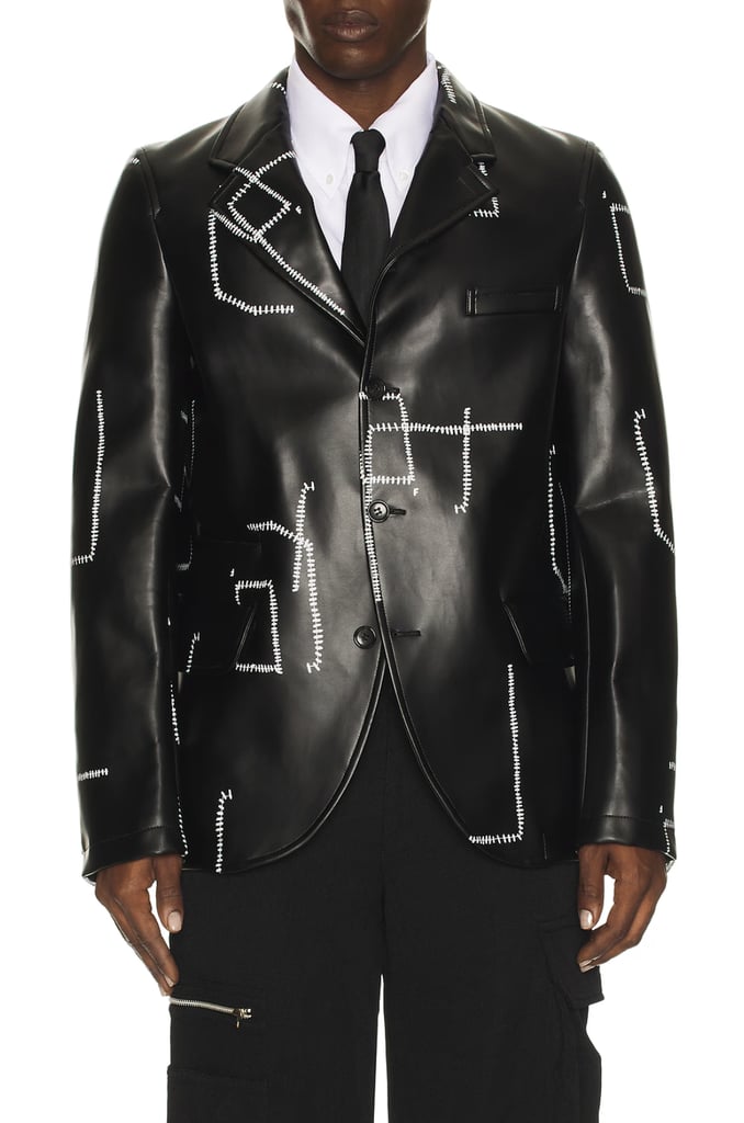 Comme des Garcons Black Filip Pagowski Print Blazer