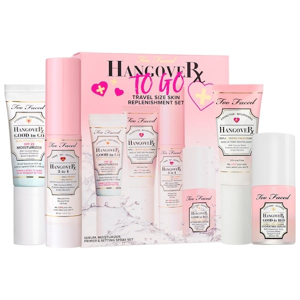 Too Faced Hangover to Go Travel Size Skin Replenishment Set