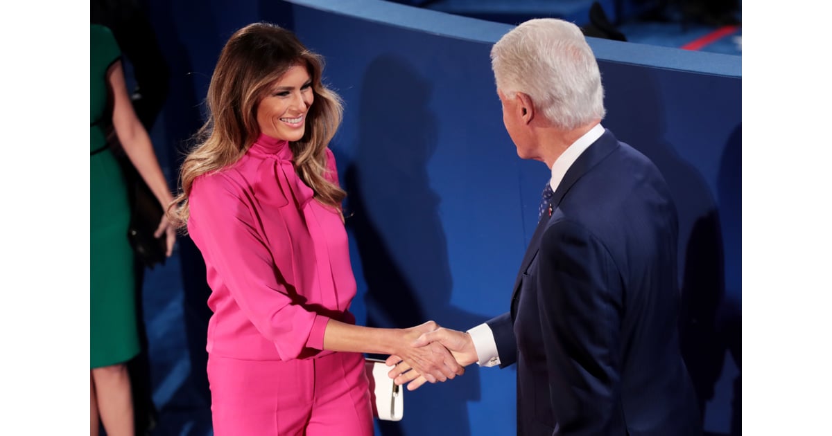 melania pussy bow blouse