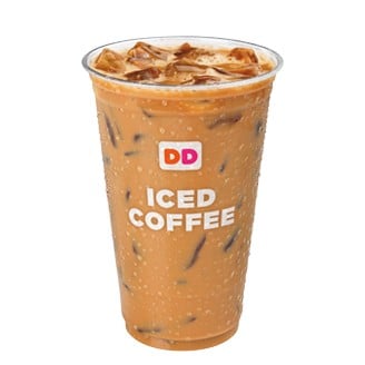 Iced Coffee, Skim Milk, No Sweetener