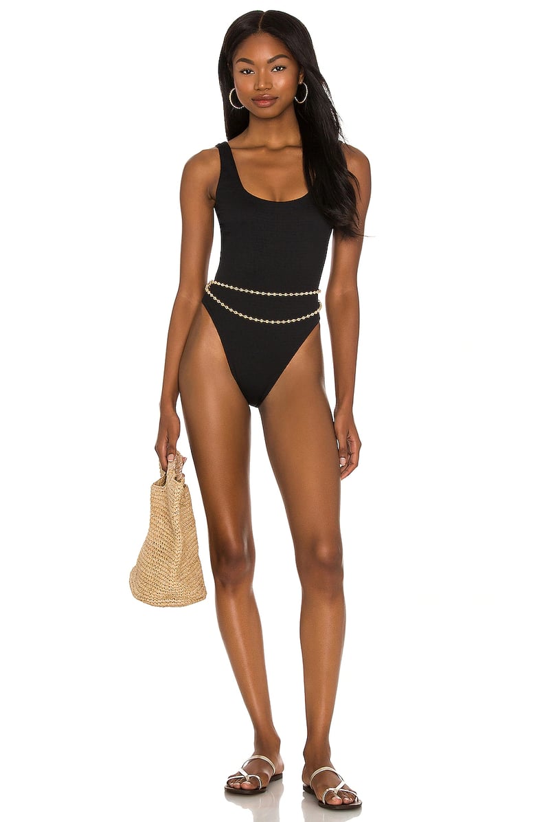 Vitamin A Reese One Piece Bikini in Black