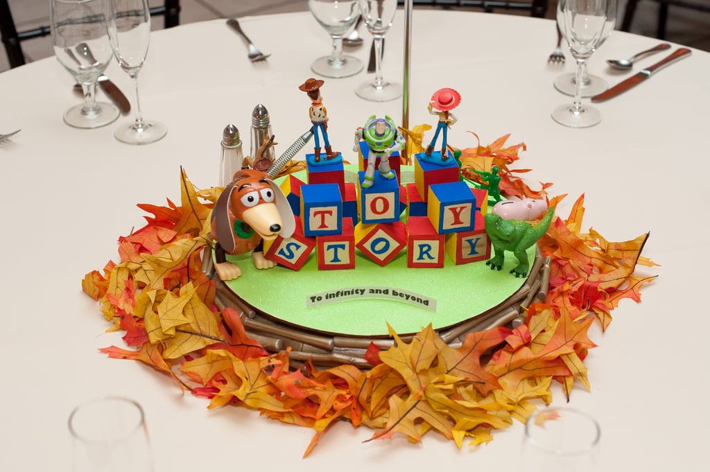 Fall Wedding With Disney Centerpieces