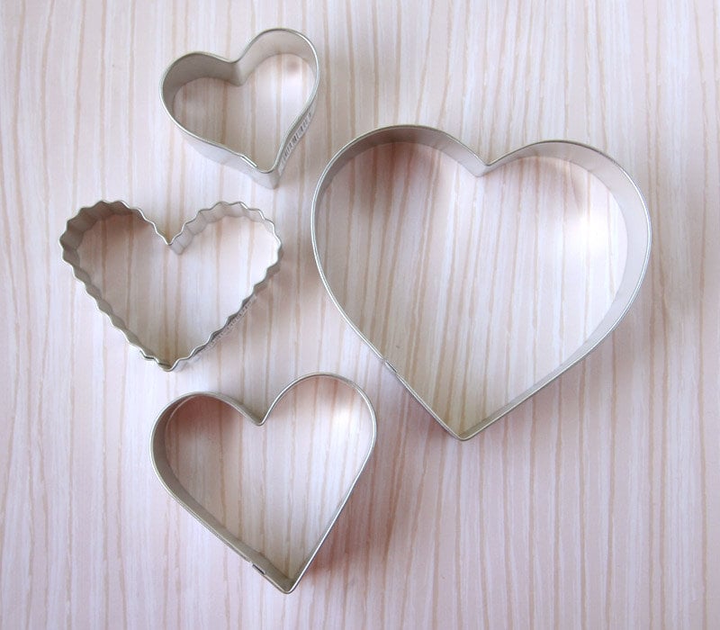 Heart Cookie Cutters ($3 each)