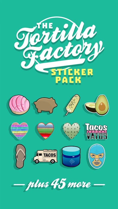 Tortilla Factory Sticker Emoji Pack For iMessage