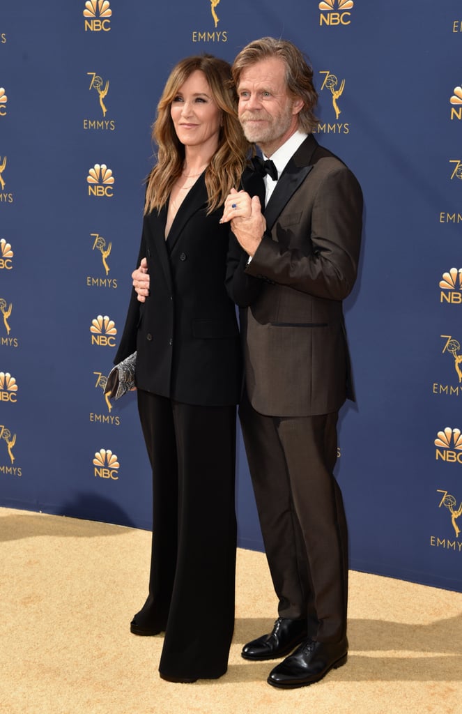 William H. Macy and Felicity Huffman at the 2018 Emmys