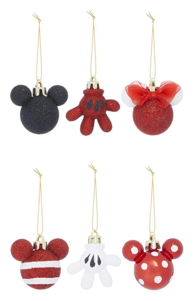 Small Mickey and Minnie Ornaments ($6 for 6)