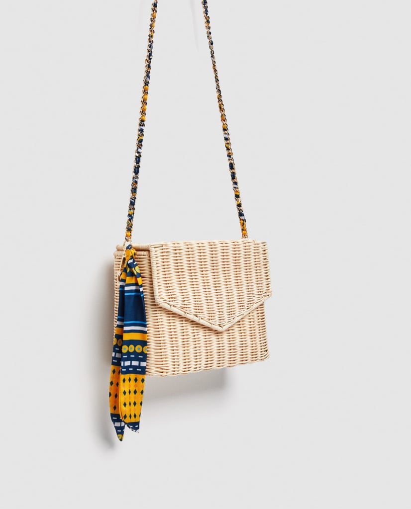Raffia Cross-Body Bag