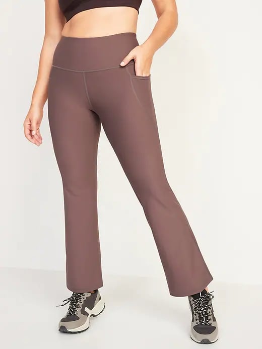 Old Navy High-Waisted PowerSoft Slim Boot-Cut Compression Pants