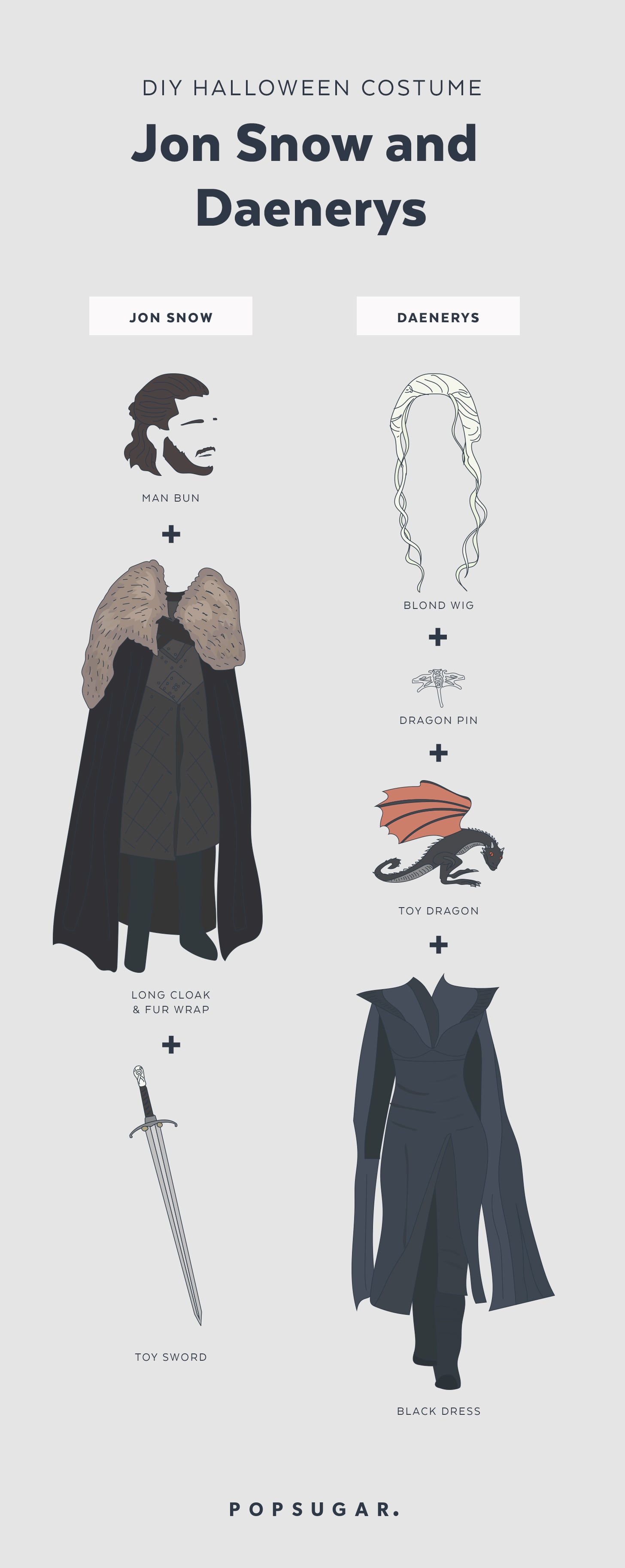 Jon Snow and Daenerys Targaryen Costume  POPSUGAR Smart 