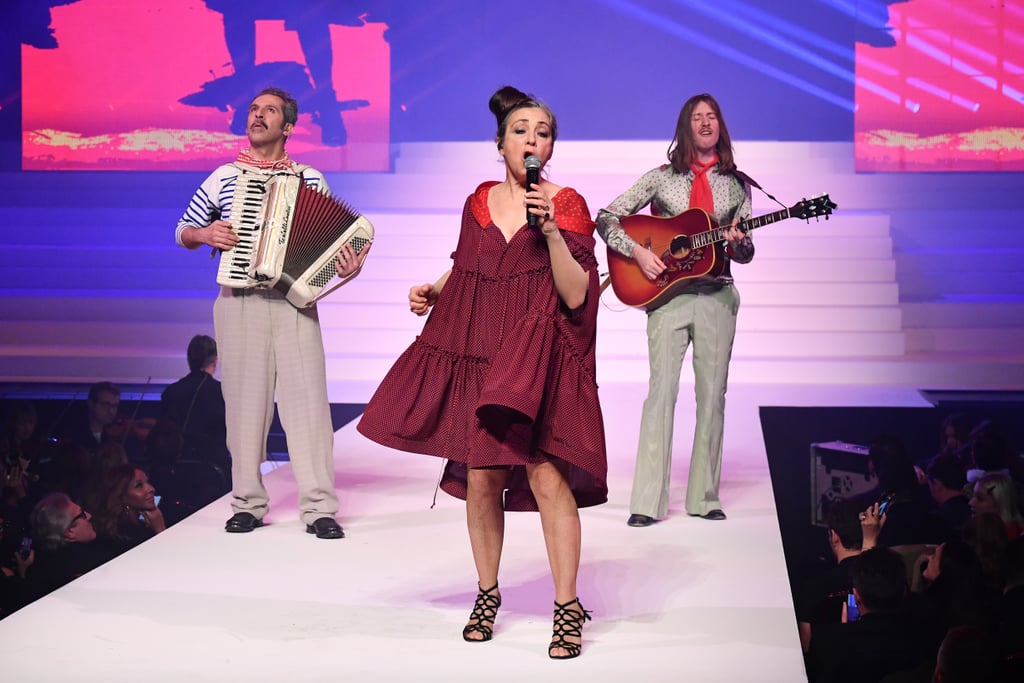 Catherine Ringer Performing on the Jean Paul Gaultier Runway