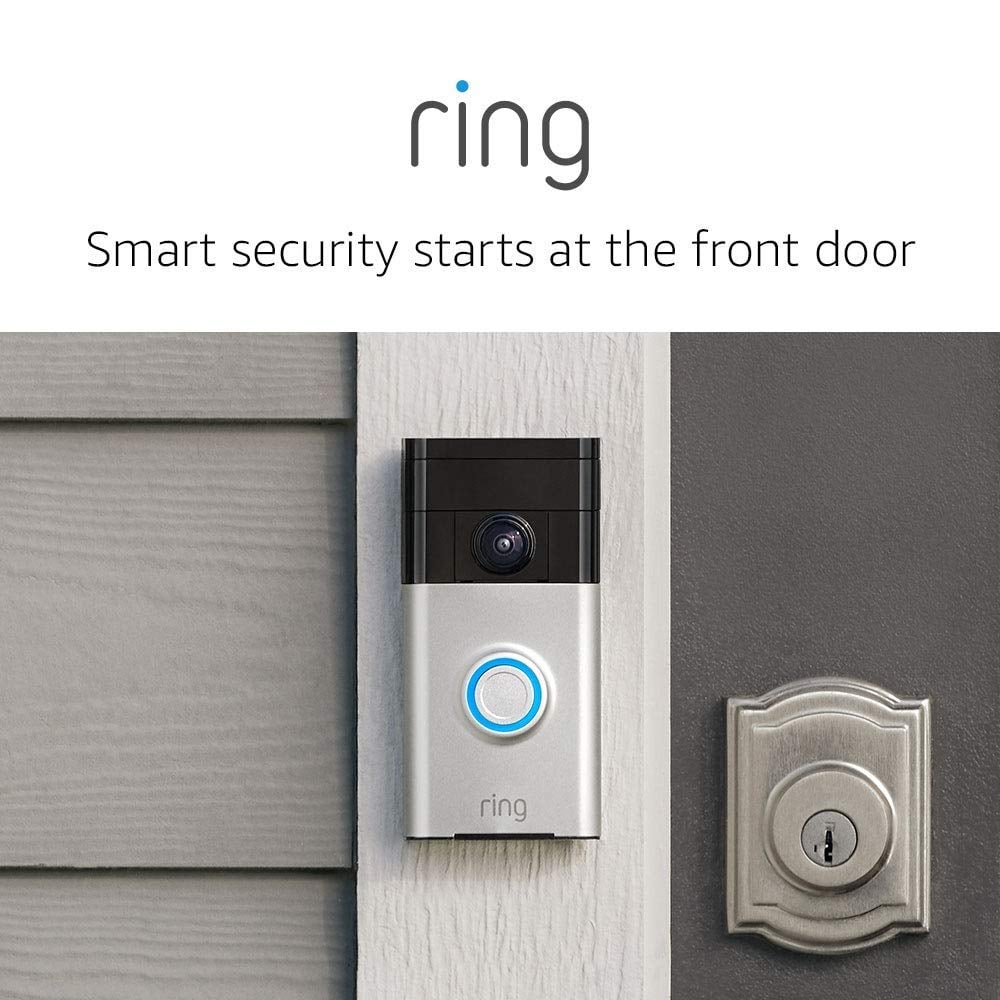 Ring Video Doorbell With HD Video, Motion Activated Alerts