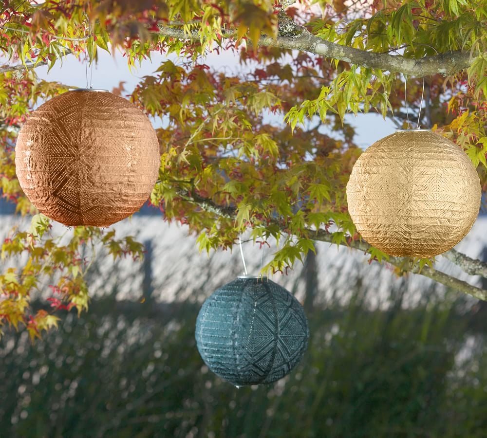 Pottery Barn Market Globe Lanterns