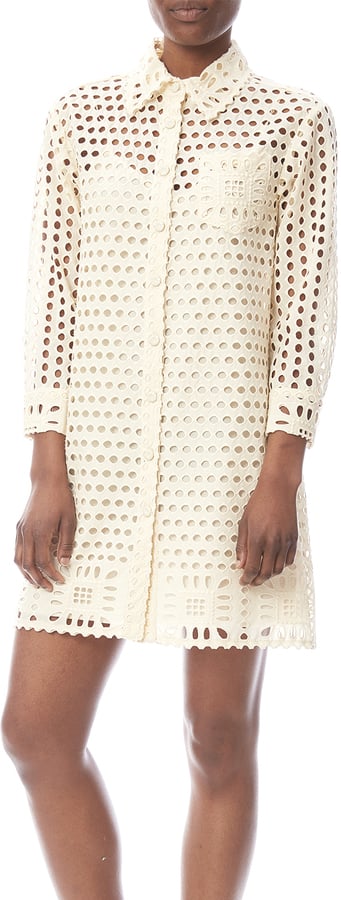 Anna Sui Eyelet Shirtdress ($425)