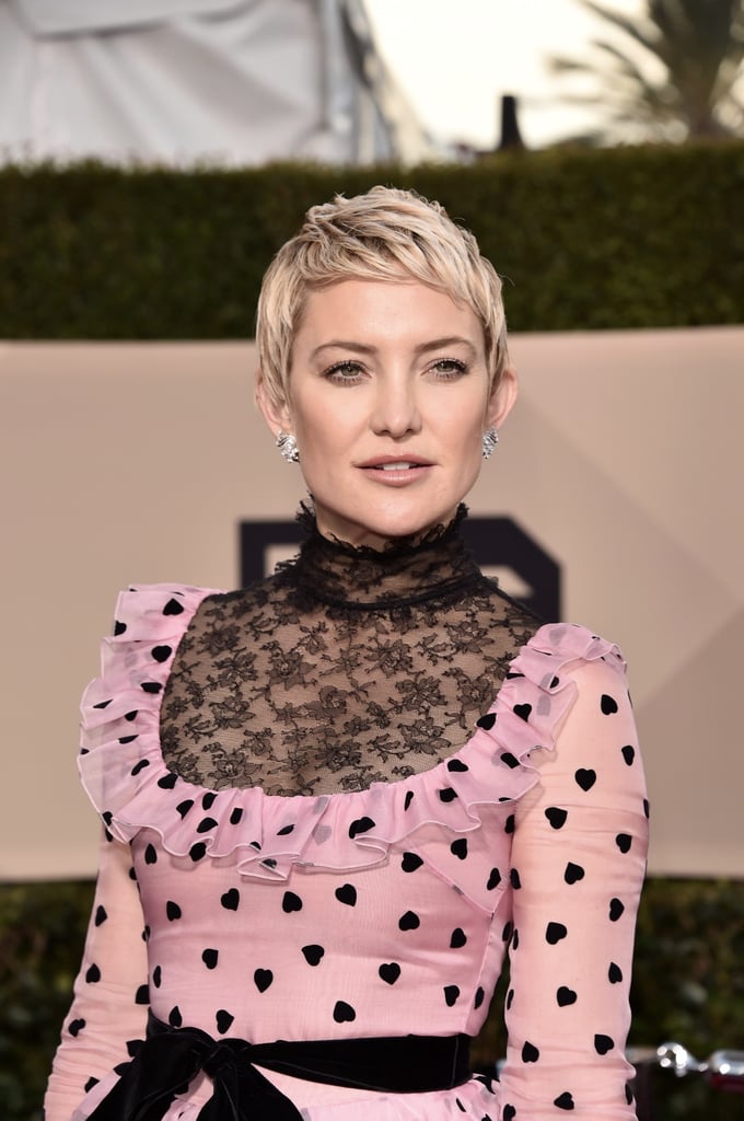 Kate Hudsons Short Hair At The 2018 Sag Awards Popsugar Beauty 7778