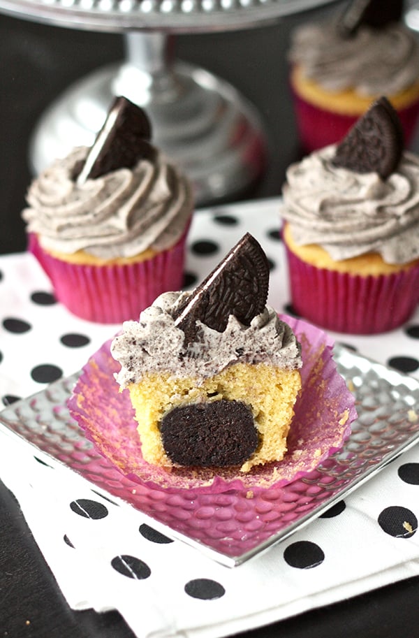 Oreo Truffle Cupcakes