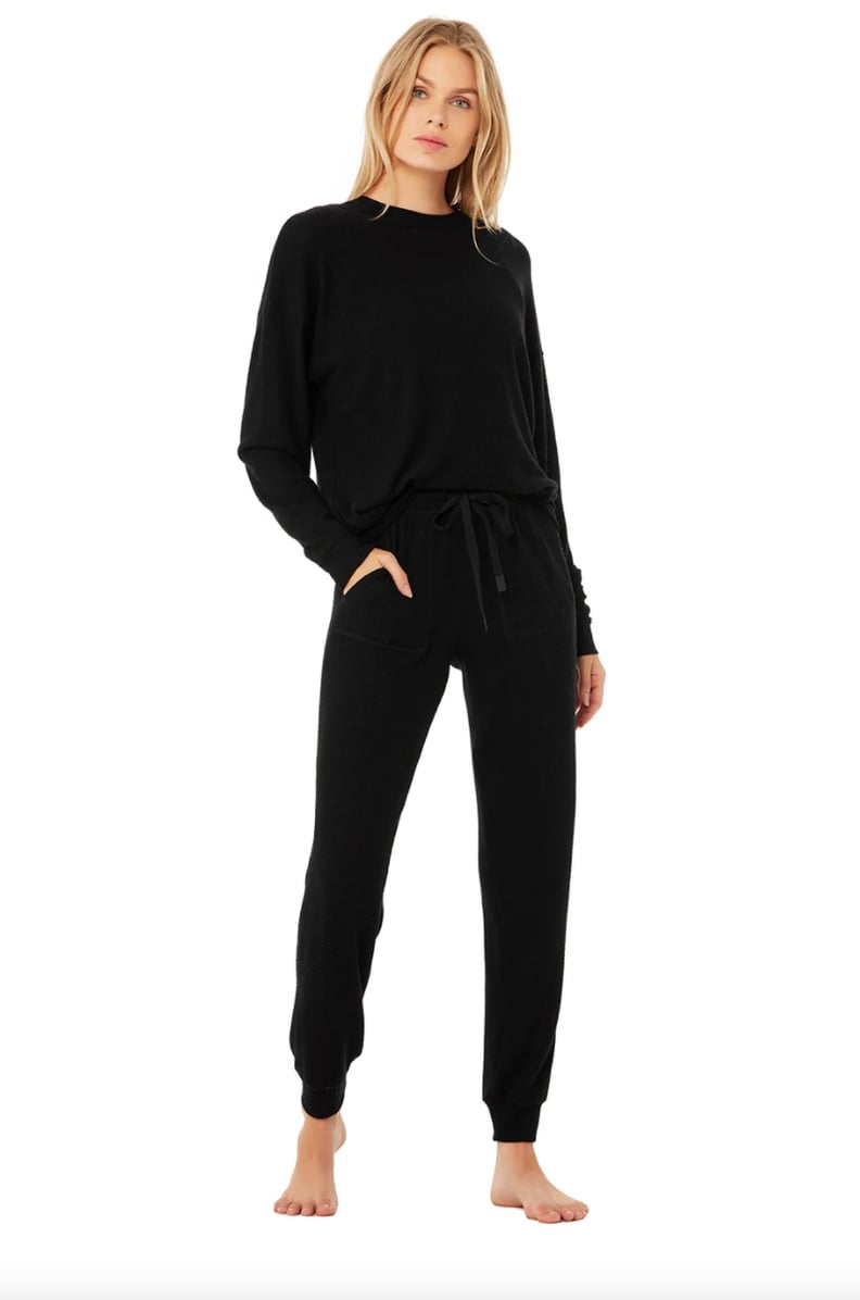 Alo Yoga Soho Pullover and Sweatpants Set