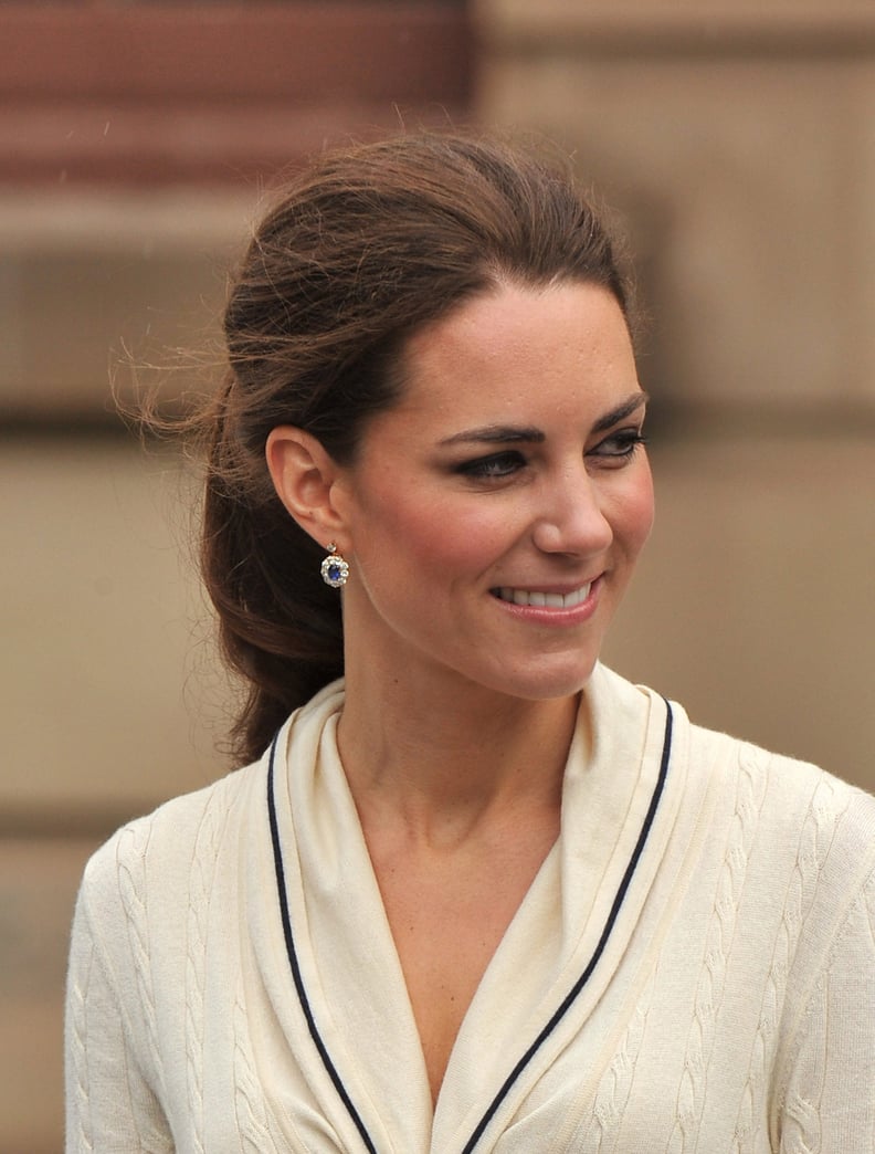 Kate Middleton Wearing Princess Diana's Sapphire Earrings | POPSUGAR ...