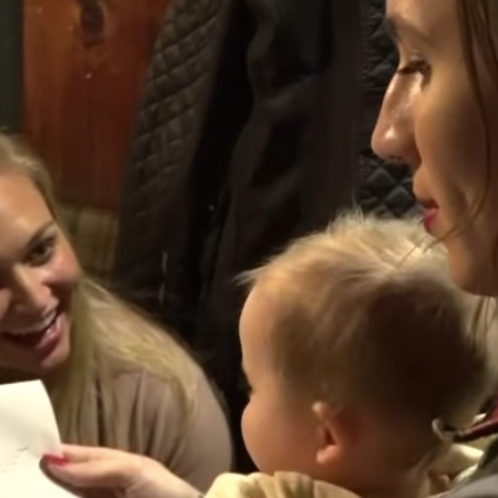 Mom Wears Baby While Waiting Tables