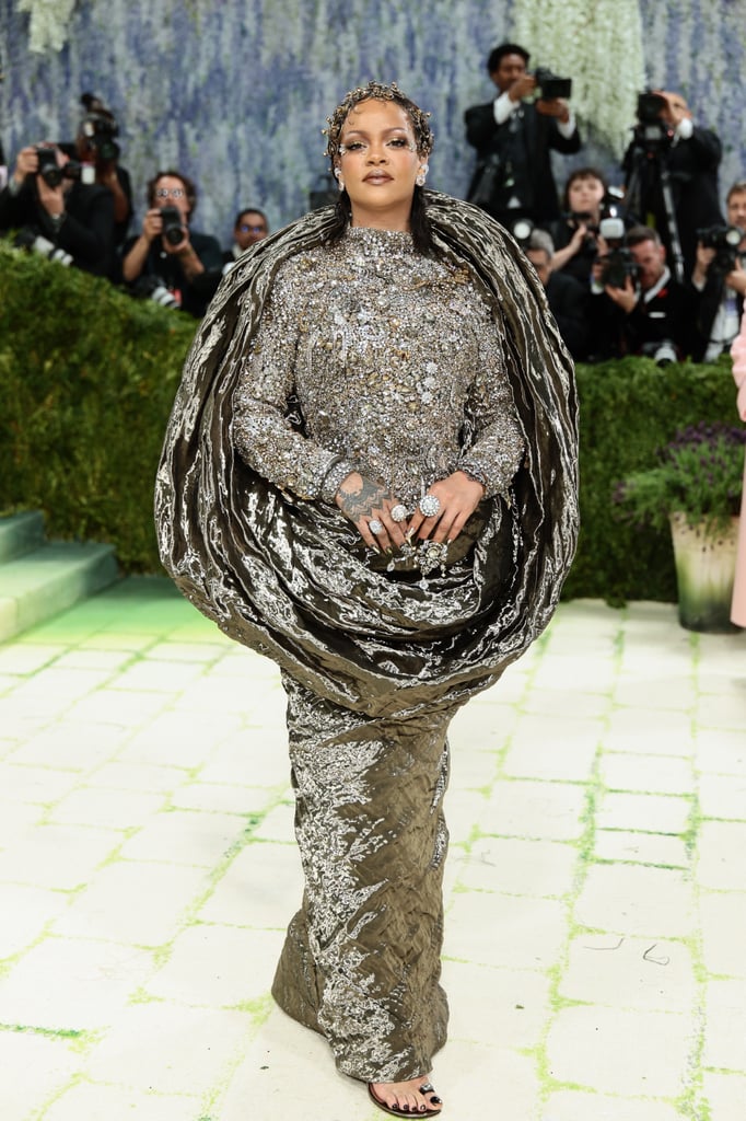 Rihanna at the 2026 Met Gala wearing Maison Margiela