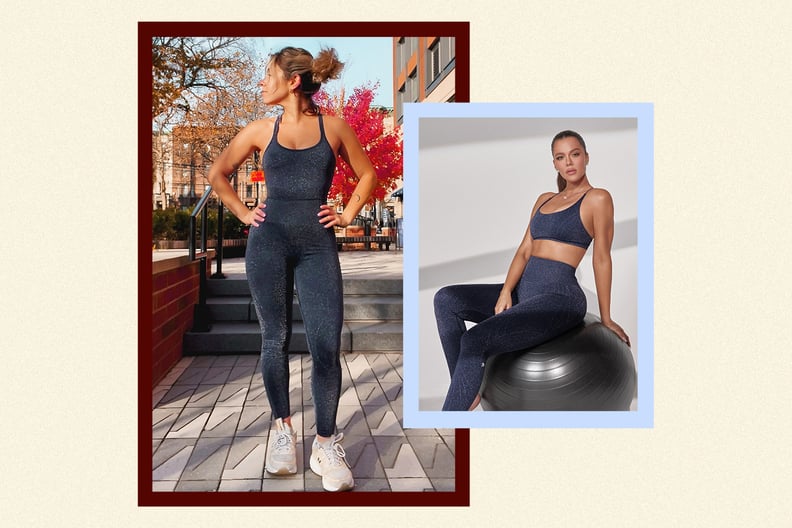 Khloe Kardashian Fabletics Sparkle Seamless Jumpsuit Review PS Fitness