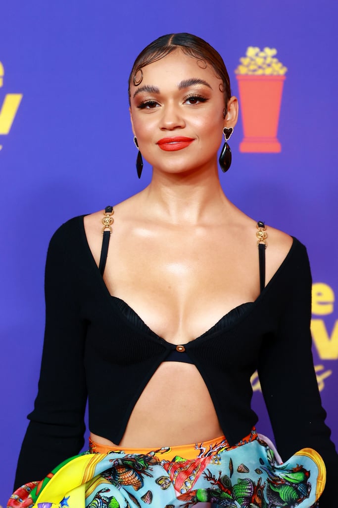 Madison Bailey's Baby Hairs and Long Braid at MTV Awards