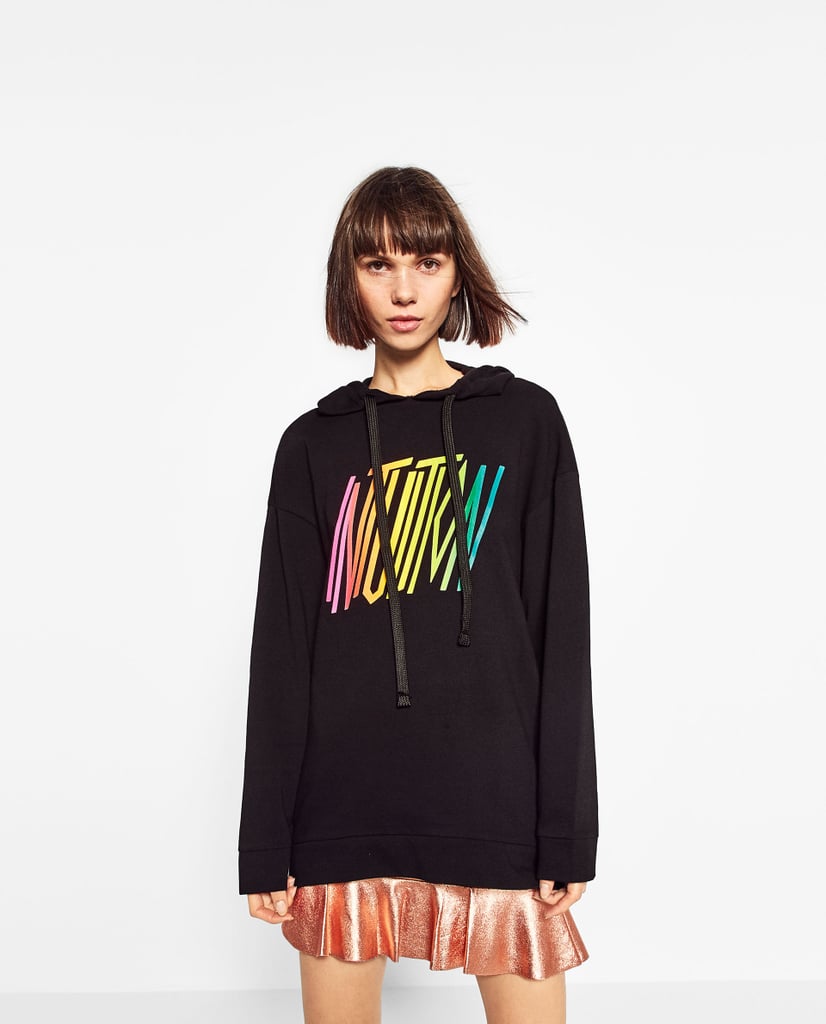 zara monogram sweatshirt