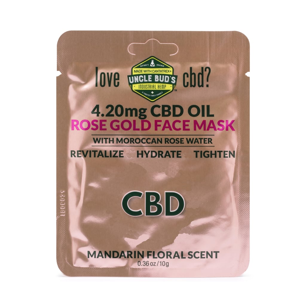 Uncle Bud’s 4.20mg Hemp-Derived CBD Rose Gold Face Mask 6 Pack
