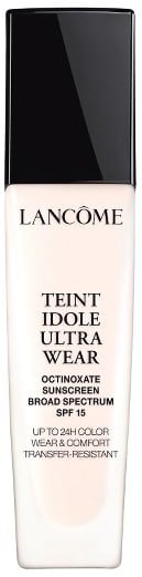 Lancome Teint Idole Ultra Liquid 24H Longwear SPF 15 Foundation ($47), comes in 40 shades.