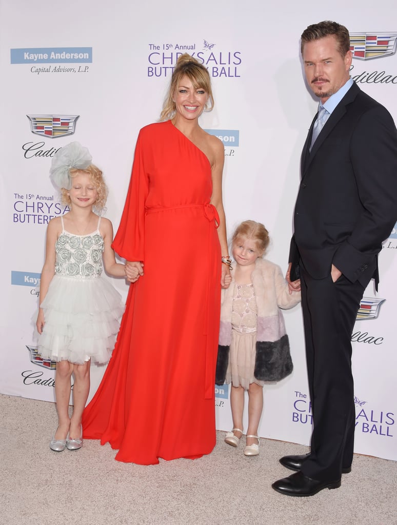 Eric Dane and Daughters at the Chrysalis Butterfly Ball 2016