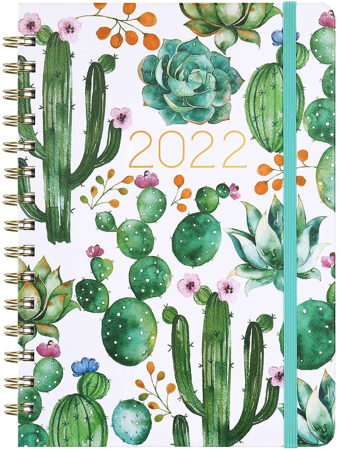 Dec Jan 8 x 10 Abstract Rose 2022 Planner 2022 Weekly Monthly Planner with To Do List and Tabs 2022 Twin-Wire Binding Thick Paper 2022 Flexible Cover with Elastic Closure 