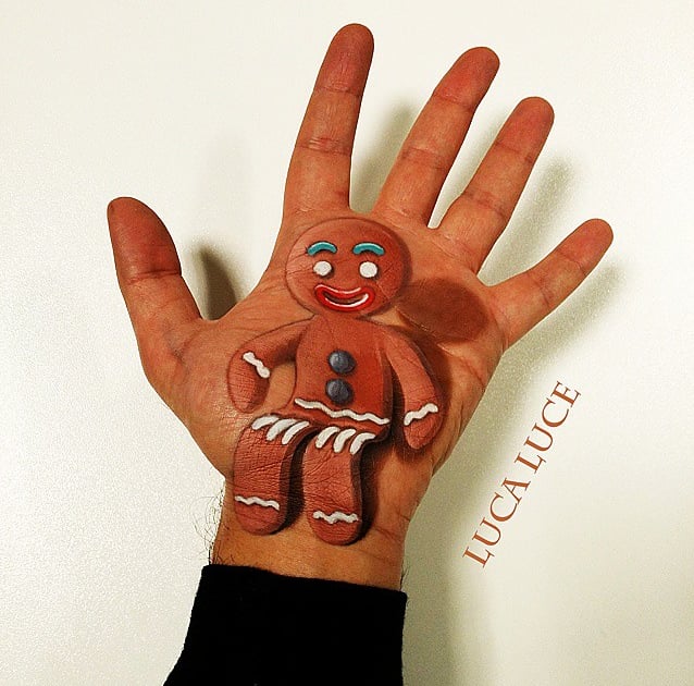 This is how we imagine the Gingerbread Man would actually hang out with us.