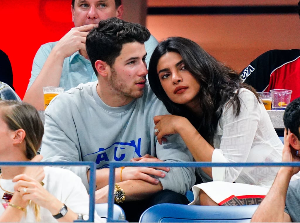 Nick Jonas and Priyanka Chopra at the US Open September 2018