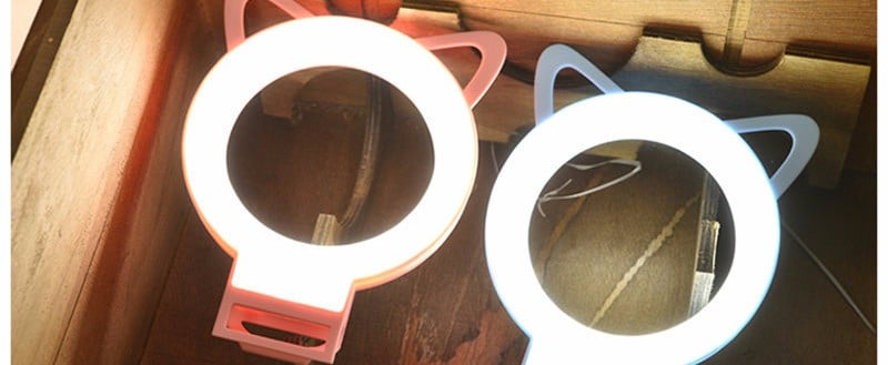 Cat Ear Selfie Lighting from Flawless Lighting